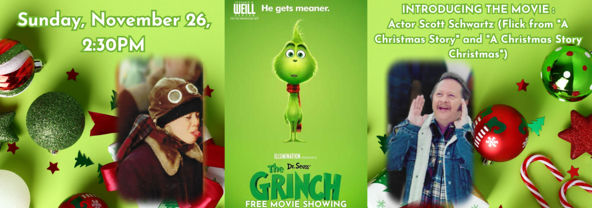 Grinch Movie Website banner